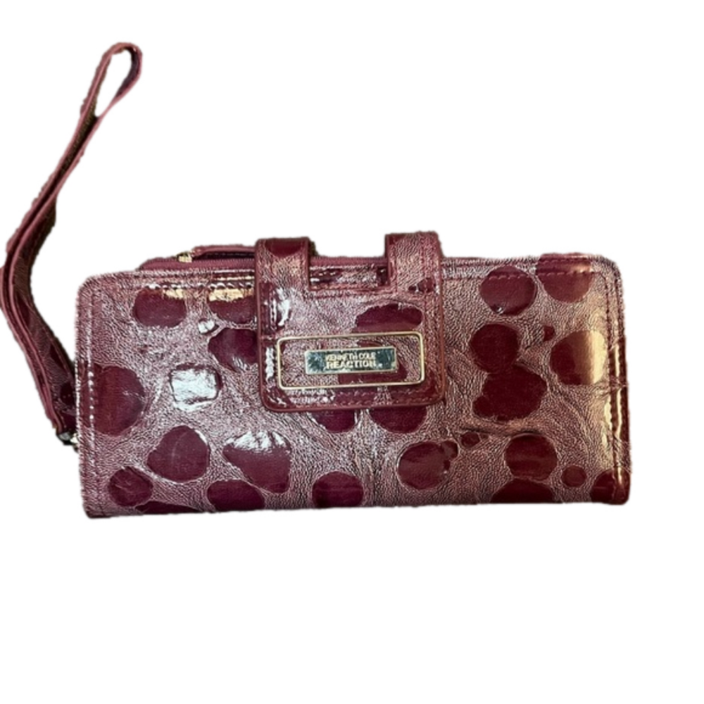 Purple Kenneth Cole Wristlet / Clutch / Wallet